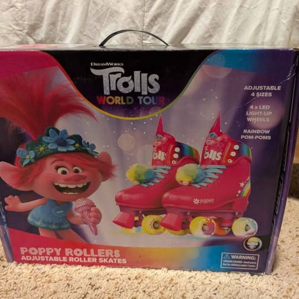 Trolls World Tour Poppy Adjustable Roller Skates